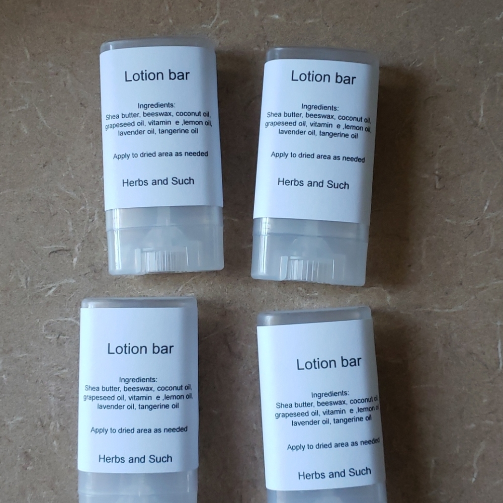 Solid lotion bar